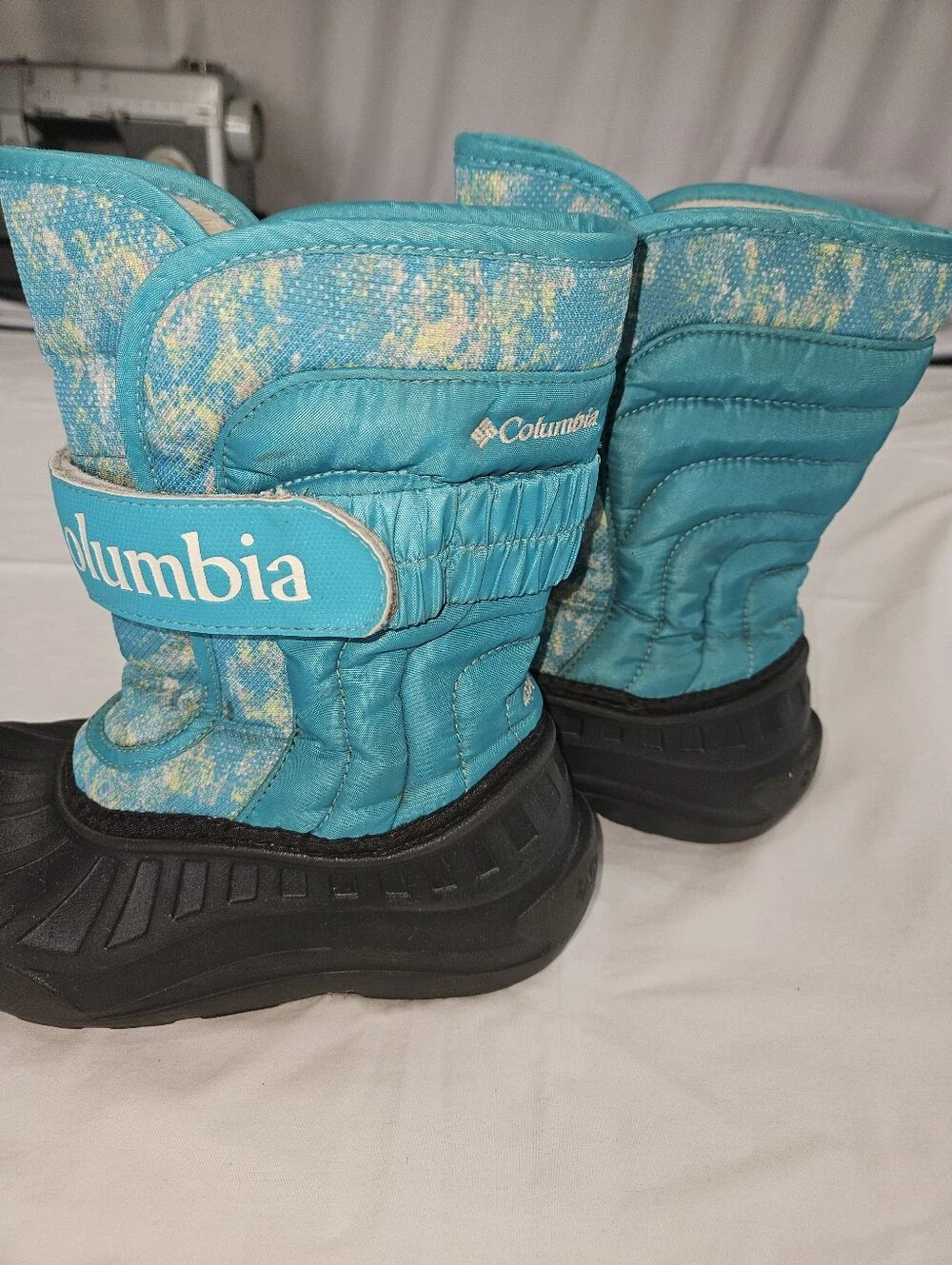 Columbia Teal Snow Boots Size 3 Girl